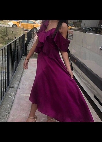 Zara Asimetrik elbise 