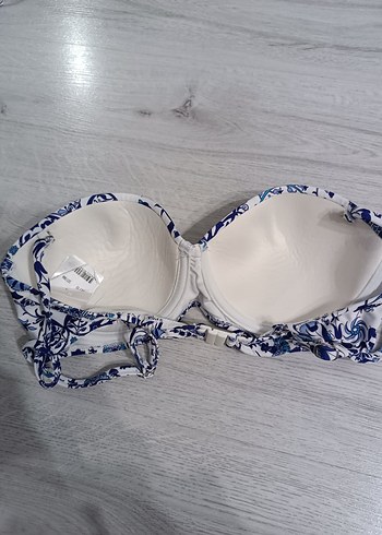 Mavi Desenli Bohem Bikini Üstü - Görsel 2