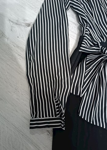 Siyah Zebra Desenli Kadın Tulum - Görsel 4