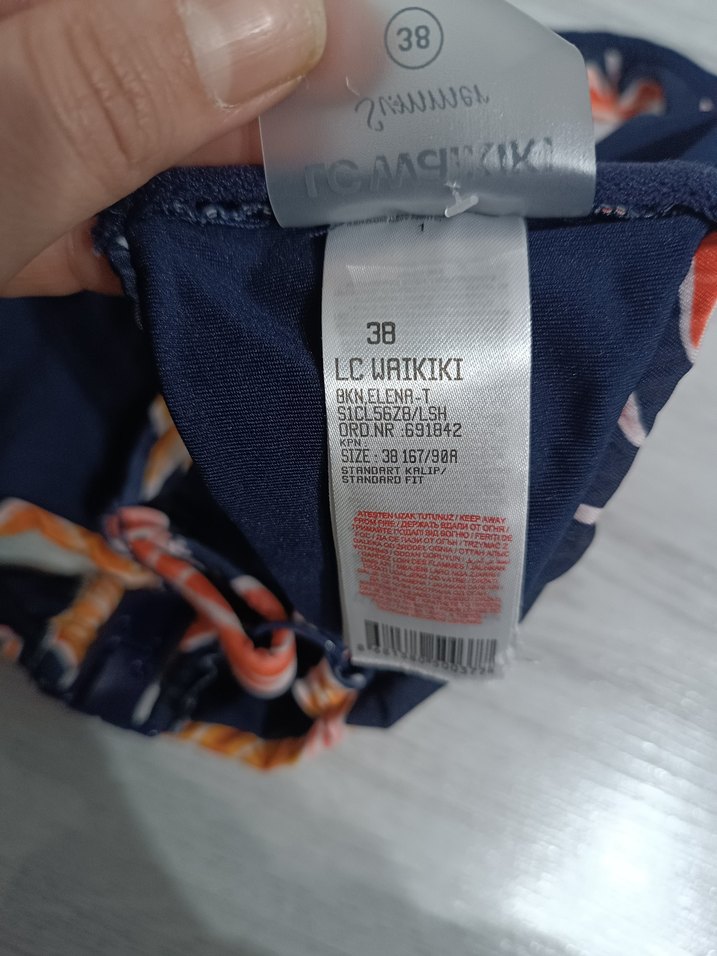 Çiçek Desenli Mini Bikini Üstü - Görsel 3