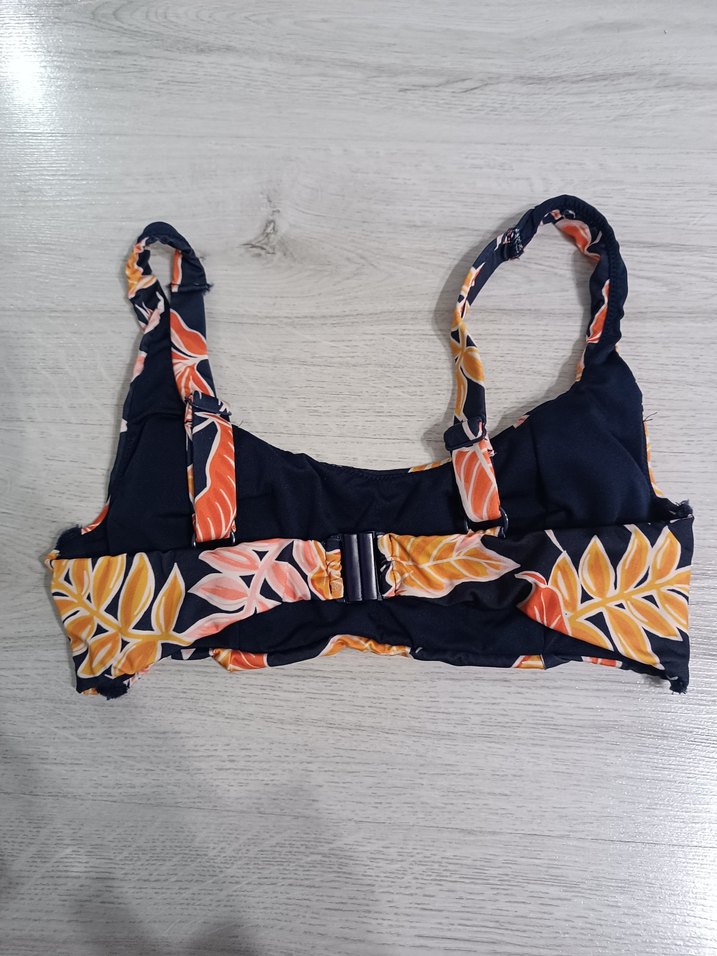 Çiçek Desenli Mini Bikini Üstü - Görsel 2