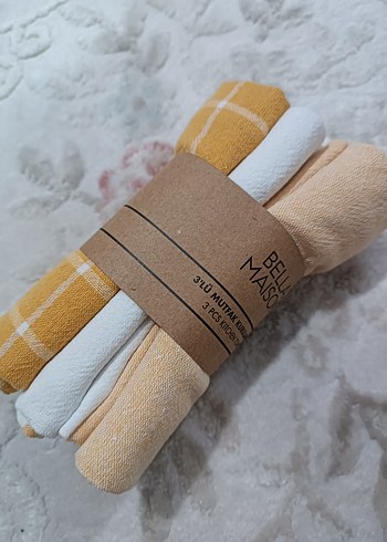 Bej Bohem Desenli Mutfak Bezi - Görsel 3