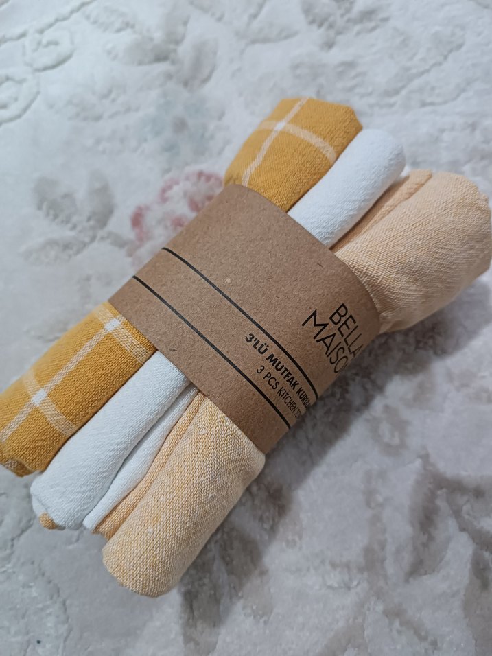 Bej Bohem Desenli Mutfak Bezi - Görsel 3