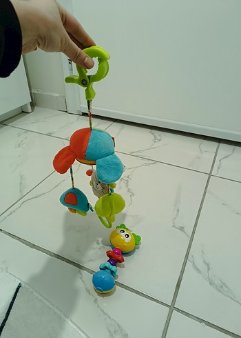 Renkli Bebek Diş Kaşıyıcı ve Çıngırak Seti - Görsel 2