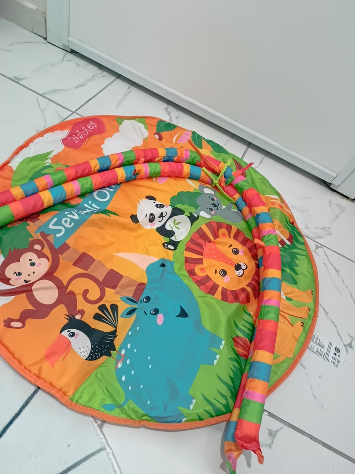 Renkli Bebek Oyun Halısı - Görsel 2