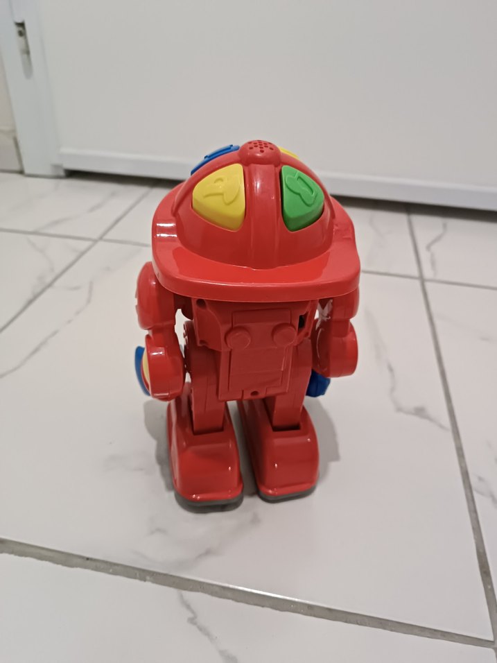 Renkli Kırmızı Robot Aksiyon Figürü - Görsel 2