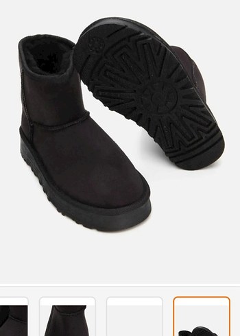 Siyah Süet Platform Topuklu Kadın Bot - Görsel 2