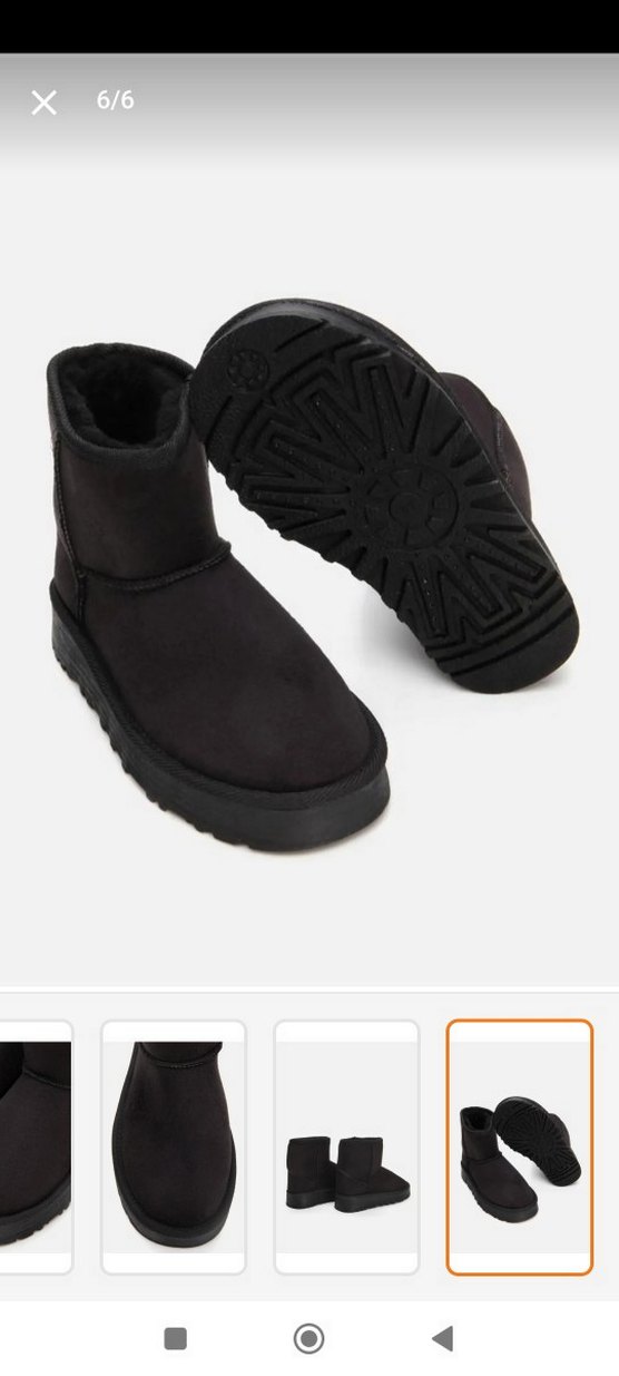 Siyah Süet Platform Topuklu Kadın Bot - Görsel 2