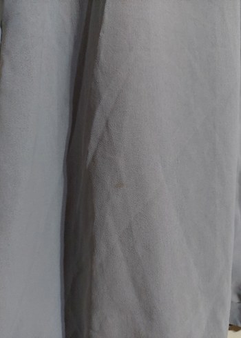 Gri Uzun Kadın Fermuarlı Kaban - Görsel 3