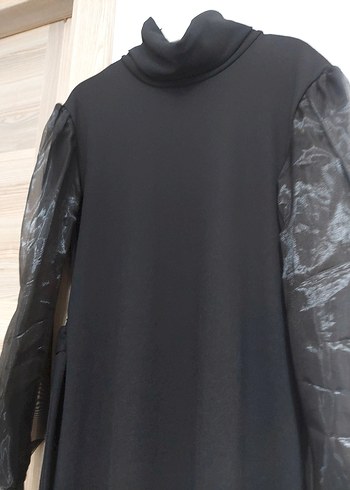 Uzun Siyah  Elbise - Görsel 3