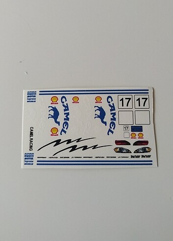 Hot Wheels Decal Beyaz Tonerli 