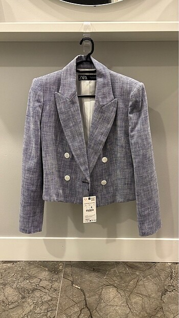 Mavi blazer ceket