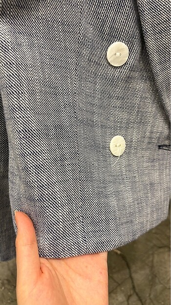 m Beden Mavi blazer ceket