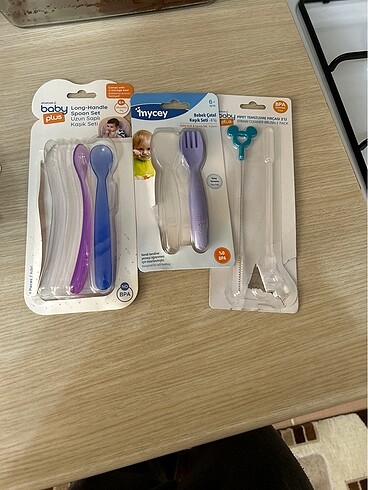 Bebek kaşık ve pipet temizleme fırçası
