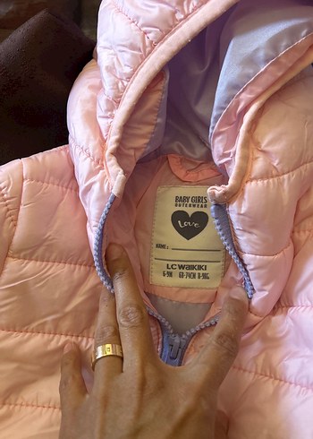 LC Waikiki Kız Çocuk Pembe Kapüşonlu Fermuarlı Mont