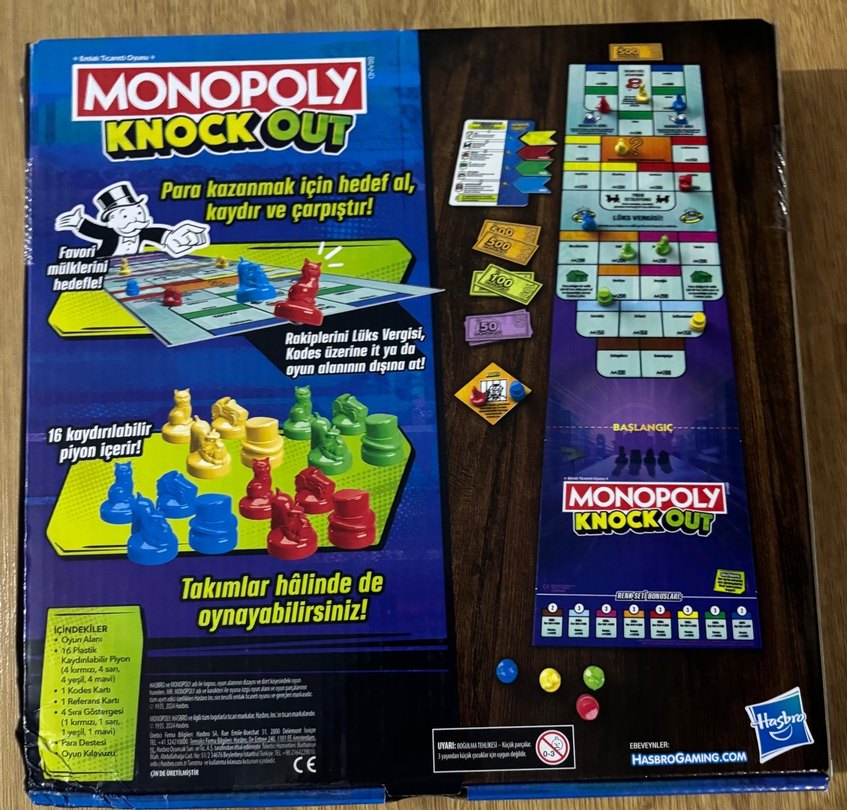 Monopoly konck out - Görsel 2