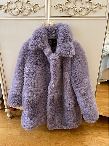 Lila peluş kaban