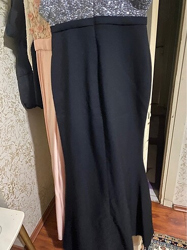 pullu üst detaylı balık elbise - Görsel 5