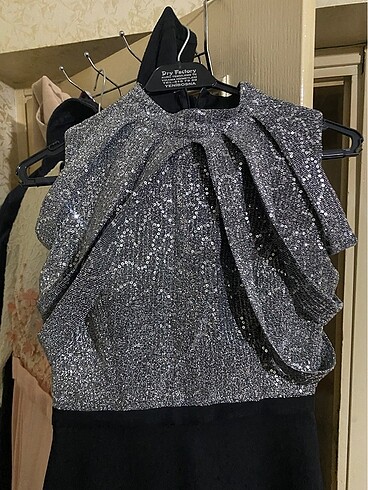 pullu üst detaylı balık elbise - Görsel 7