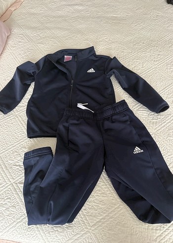 Çocuk Lacivert Fermuarlı Eşofman Takımı - Görsel 2