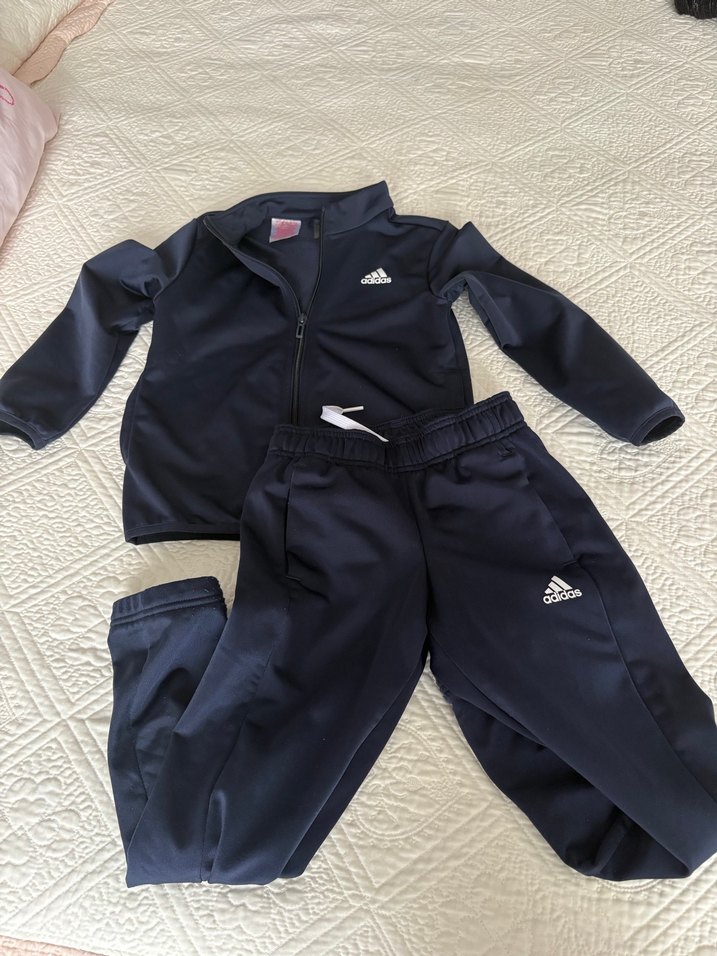 Çocuk Lacivert Fermuarlı Eşofman Takımı - Görsel 2