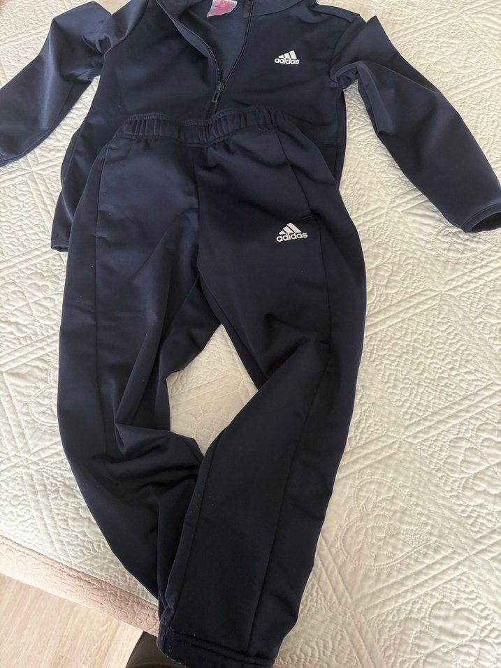 Çocuk Lacivert Fermuarlı Eşofman Takımı - Görsel 4