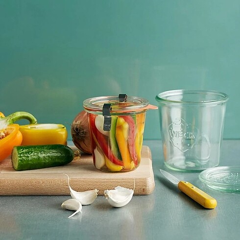 Beden çeşitli Renk Weck 290ml Cam Kavanoz 5li