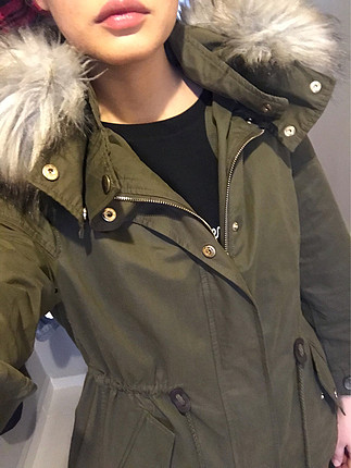 s Beden ZARA YAĞMURLUK Parka