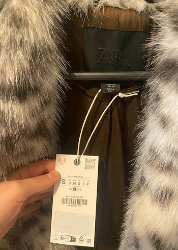 Leopar Desenli Suni Kürk Kadın Ceket - Görsel 2