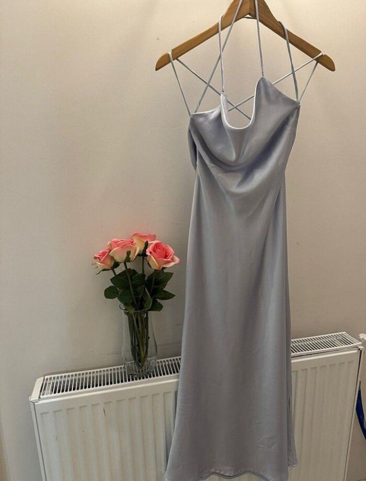 Zara Uzun İp Askılı Kadın Elbise - Görsel 3