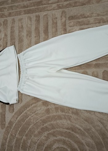 Beyaz Kız çocuk Eşofman Takımı - Görsel 3