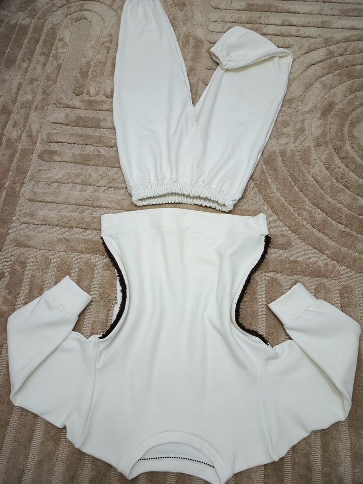 Beyaz Kız çocuk Eşofman Takımı - Görsel 2