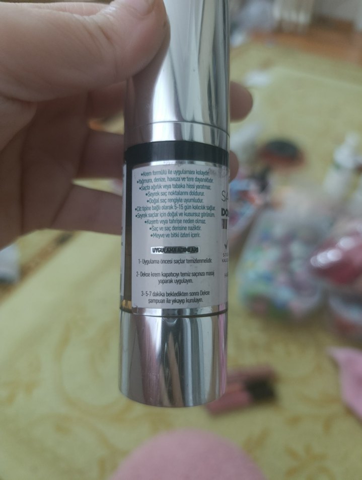 Dekse Saç Kapatıcı Dolgunlaştırıcı Serum 30ml siyah renk - Görsel 2