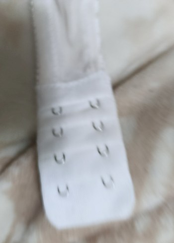 Beyaz Destekli dolgusuz Normal Kesim Sütyen - Görsel 3