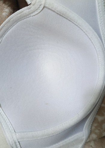 Beyaz Destekli dolgusuz Normal Kesim Sütyen - Görsel 4