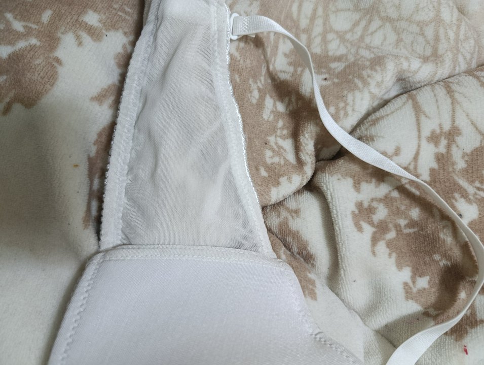 Beyaz Destekli dolgusuz Normal Kesim Sütyen - Görsel 2