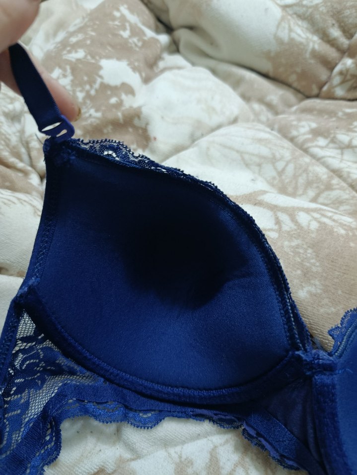 Mavi Dantelli Bohem Tarz Sütyen - Görsel 4