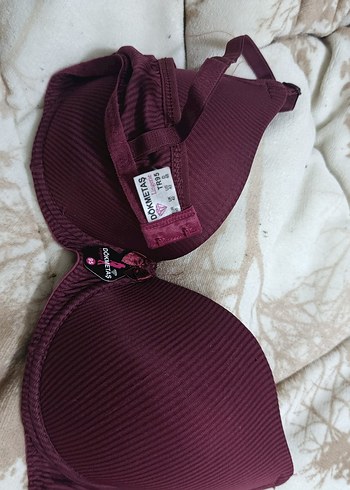 Bordo destekli dolgusuz Sütyen - Görsel 2