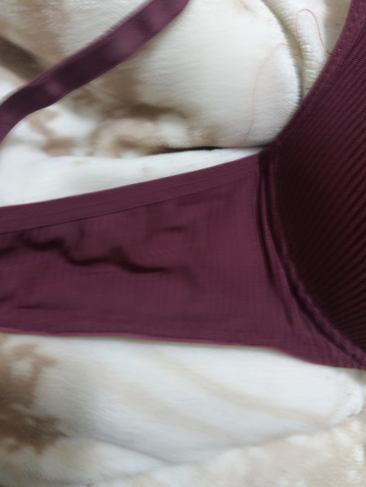 Bordo destekli dolgusuz Sütyen - Görsel 5