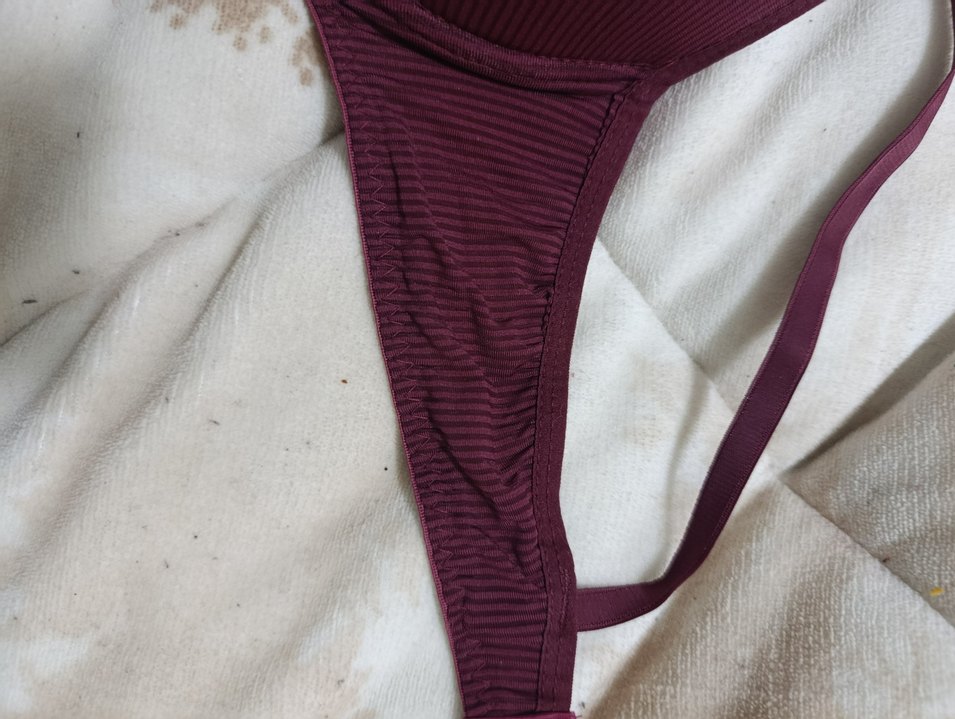 Bordo destekli dolgusuz Sütyen - Görsel 4