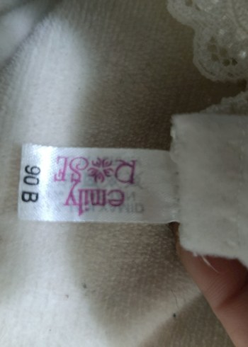 Beyaz Nakışlı destekli dolgusuz sutyen - Görsel 3