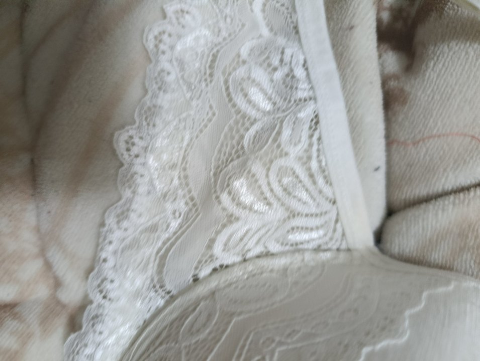 Beyaz Nakışlı destekli dolgusuz sutyen - Görsel 4