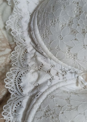 Beyaz Nakışlı Bohem Sütyen - Görsel 6