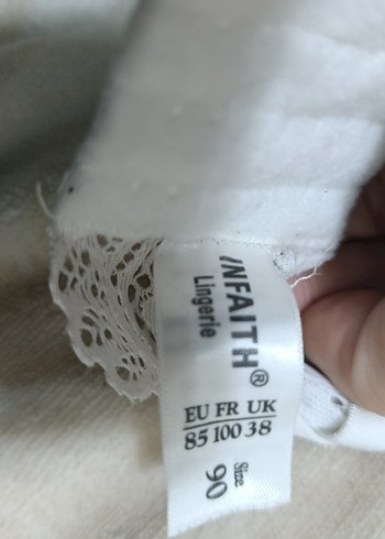 Beyaz Nakışlı Bohem Sütyen - Görsel 3