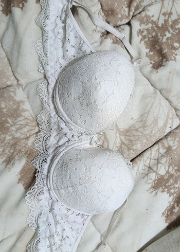 Beyaz Nakışlı Bohem Sütyen - Görsel 4