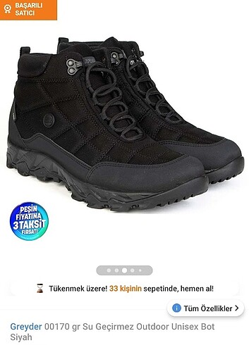 37 Beden haki Renk Treking BOTU