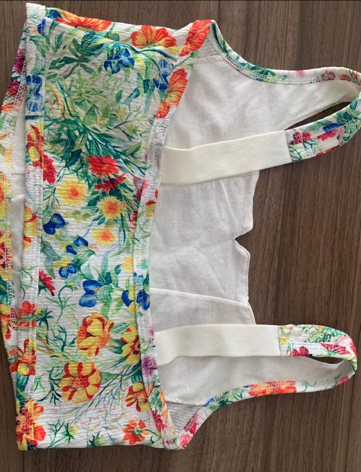 Çiçek Desenli Renkli Bohem Bluz sıfır ürün - Görsel 3