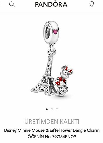 Pandora Disney Minnie & Eiffel Tower 