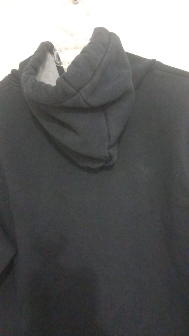 Erkek Lacivert Denim Baskılı Sweatshirt - Görsel 5