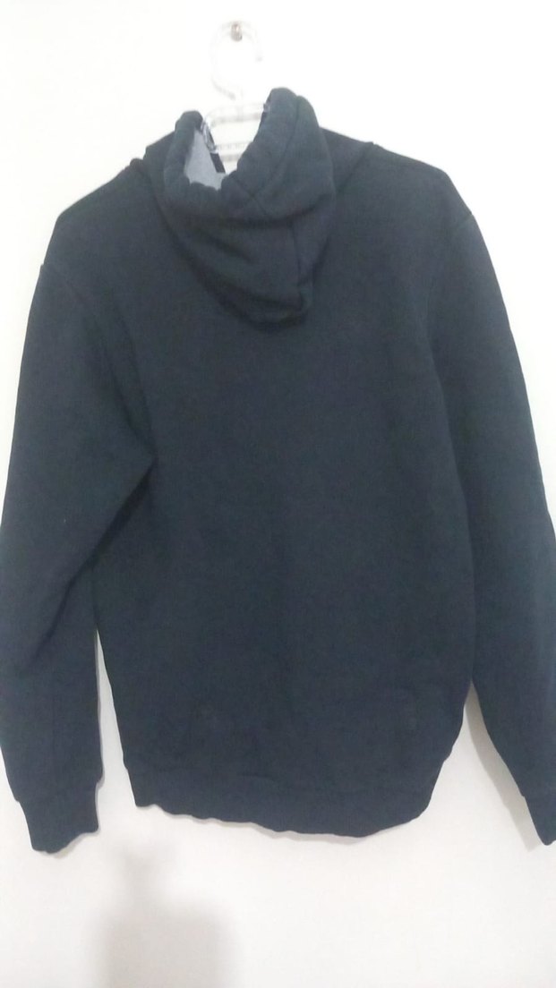 Erkek Lacivert Denim Baskılı Sweatshirt - Görsel 4